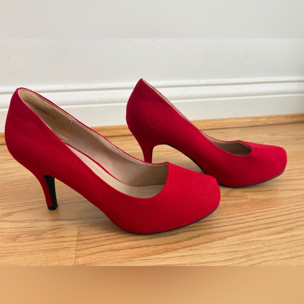 Sexy Red Women's High Heels 7.5